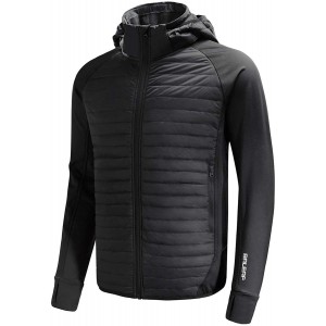 Men's Lightweight Warm Puffer Jacket Winter Down Jacket Thermal Hybrid Hiking Coat Water Resistant Packable